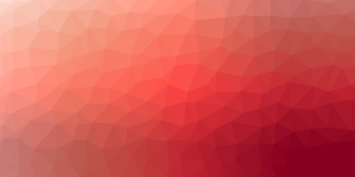 Red Trianglify Background
